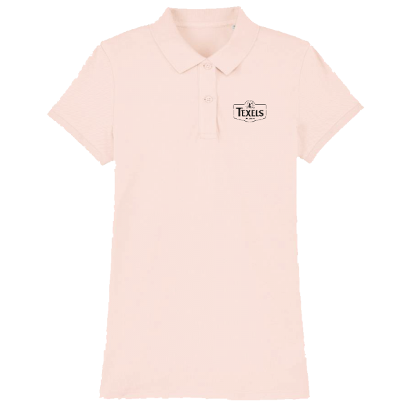 Texels Black Logo Polo - Candy Pink