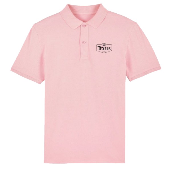 Texels Black Logo Polo - Cotton Pink