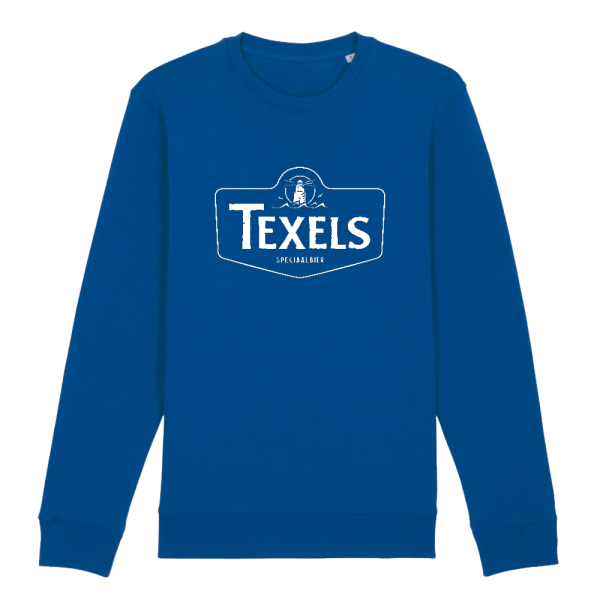 Texels White Logo Sweater - Majorelle Blue