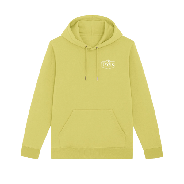 Texels White Embroidery Logo Hood - Linden Green