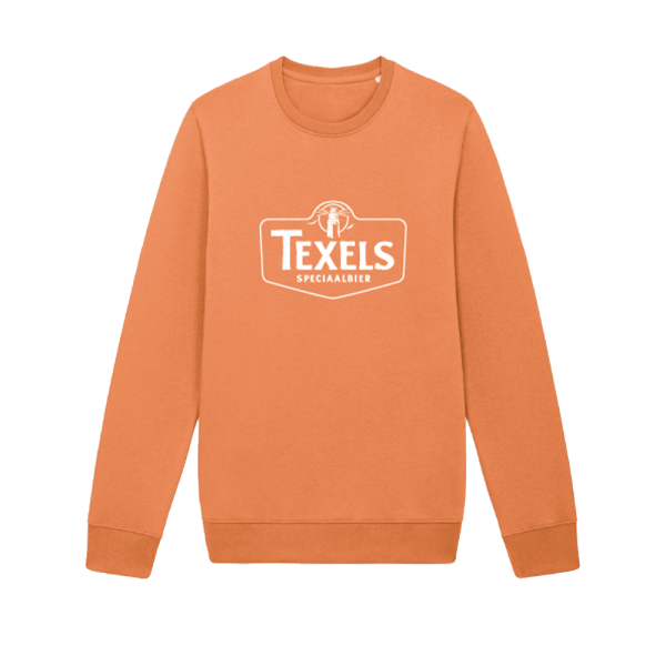 Texels White Logo Sweater - Volcano Stone